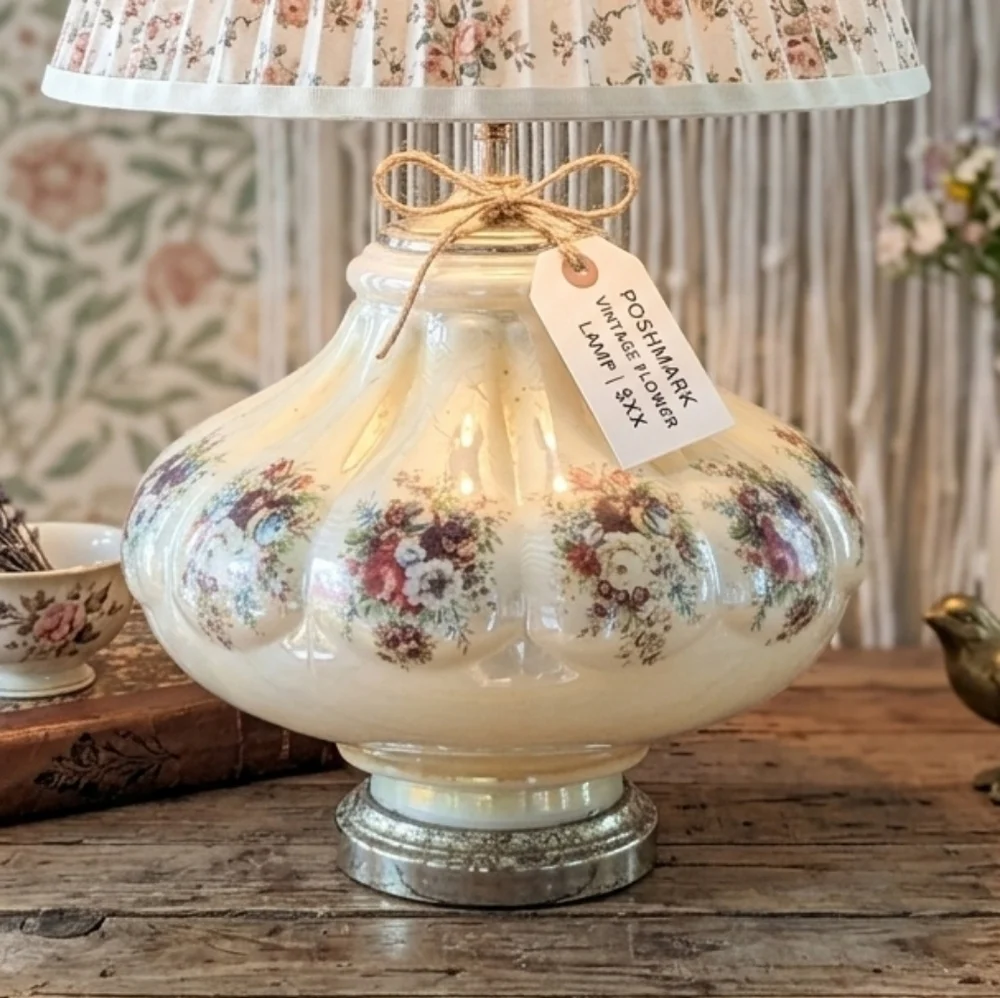 Vintage Leviton Falkenstein Bubble Glass Table Lamp MCM Hollywood Regency - Picture 1 of 5